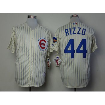 Chicago Cubs #44 Anthony Rizzo 1969 Cream Jersey