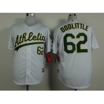 Oakland Athletics #62 Sean Doolittle White Jersey