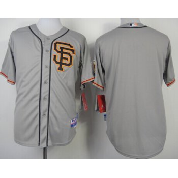 San Francisco Giants Blank Gray SF Edition Jersey