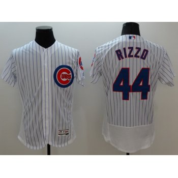 Men's Chicago Cubs #44 Anthony Rizzo White Flexbase 2016 MLB Player Jersey