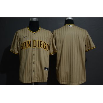 Men's San Diego Padres Blank Gray Stitched MLB Cool Base Nike Jersey