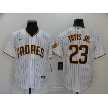 Men's San Diego Padres #23 Fernando Tatis Jr. White Stitched MLB Cool Base Nike Jersey