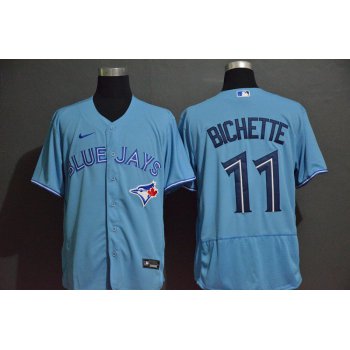 Men's Toronto Blue Jays #11 Bo Bichette Blue Stitched MLB Flex Base Nike Jersey