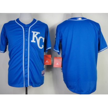 Kansas City Royals Blank 2014 Blue Jersey