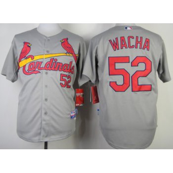 St. Louis Cardinals #52 Michael Wacha Gray Jersey