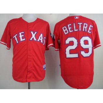 Texas Rangers #29 Adrian Beltre 2014 Red Jersey