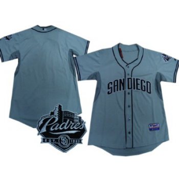 San Diego Padres Blank Gray Jersey