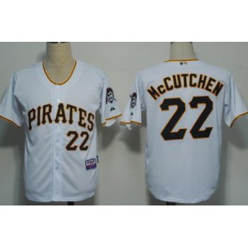 Pittsburgh Pirates #22 Andrew McCutchen White Jersey