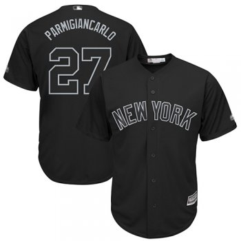 Yankees #27 Giancarlo Stanton Black Parmigiancarlo Players Weekend Cool Base Stitched Baseball Jersey
