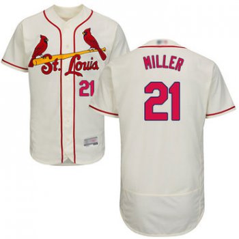 Men's St. Louis Cardinals #21 Andrew Miller Cream Flexbase Authentic Collection Stitched Baseball Jersey
