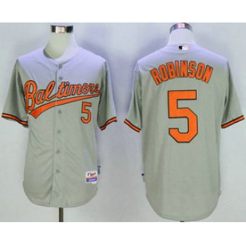 Men's Baltimore Orioles #5 Brooks Robinson Orange Cool Base Jersey