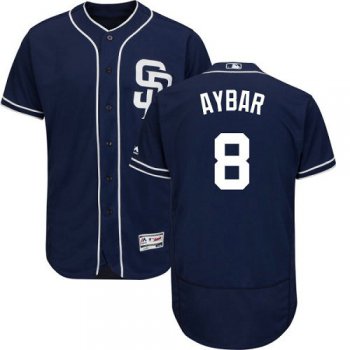 San Diego Padres 8 Erick Aybar Navy Blue Flexbase Authentic Collection Stitched Baseball Jersey