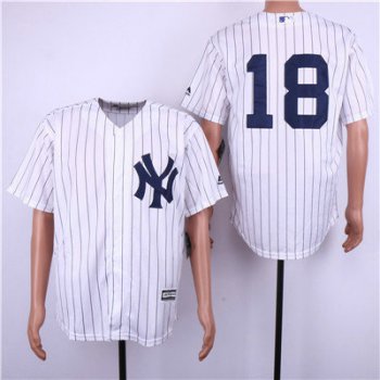 New York Yankees 18 Didi Gregorius White Cool Base Jersey