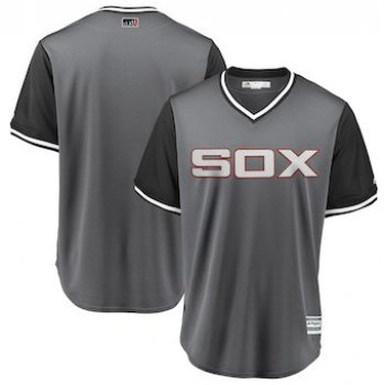 Men's Chicago White Sox Blank Majestic Gray 2018 Players' Weekend Team Jersey