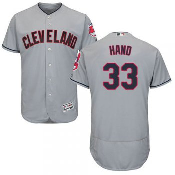 Cleveland Indians 33 Brad Hand Grey Flexbase Authentic Collection Stitched Baseball Jersey