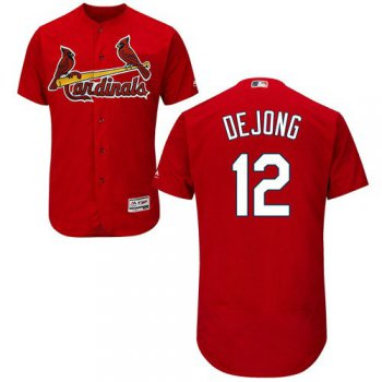 St.Louis Cardinals #12 Paul DeJong Red Flexbase Authentic Collection Stitched Baseball Jersey