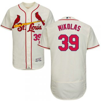 St.Louis Cardinals #39 Miles Mikolas Cream Flexbase Authentic Collection Stitched Baseball Jersey