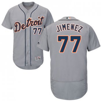 Detroit Tigers #77 Joe Jimenez Grey Flexbase Authentic Collection Stitched Baseball Jersey