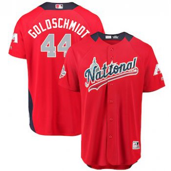 Men's National League #44 Paul Goldschmidt Majestic Red 2018 MLB All-Star Game Home Run Derby Player Jersey