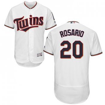 Minnesota Twins #20 Eddie Rosario White Flexbase Authentic Collection Stitched Baseball Jersey