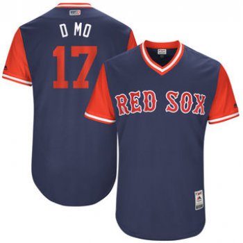 Men's Boston Red Sox Deven Marrero D Mo Majestic Navy 2017 Players Weekend Authentic Jersey