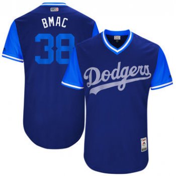Men's Los Angeles Dodgers Brandon McCarthy BMac Majestic Royal 2017 Players Weekend Authentic Jersey