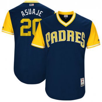 Men's San Diego Padres Carlos Asuaje Asuaje Majestic Navy 2017 Players Weekend Authentic Jersey