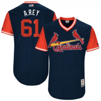 Men's St. Louis Cardinals Alex Reyes A. Rey Majestic Navy 2017 Players Weekend Authentic Jersey