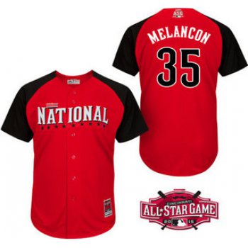 National League Pittsburgh Pirates #35 Mark Melancon Red 2015 All-Star Game Player Jersey