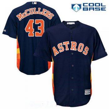 Men's Houston Astros #43 Lance McCullers Jr. Navy Blue Alternate Stitched MLB Majestic Cool Base Jersey