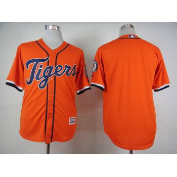 Men's Detroit Tigers Blank 2015 Orange Jersey
