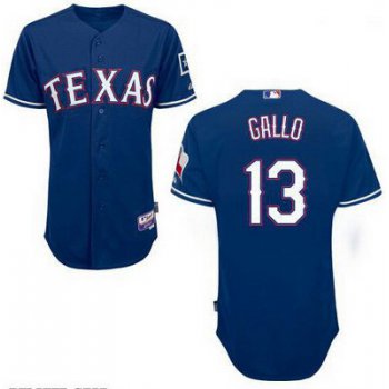 Men's Texas Rangers #13 Joey Gallo 2014 Blue Jersey
