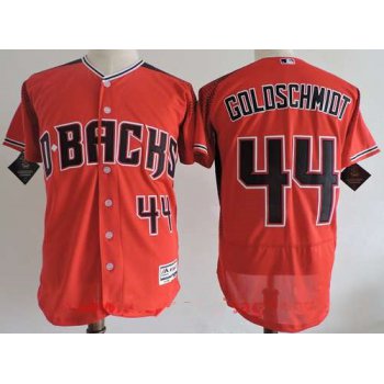 Men's Arizona Diamondbacks #44 Paul Goldschmidt 2017 Red Stitched MLB Majestic Flex Base Jersey