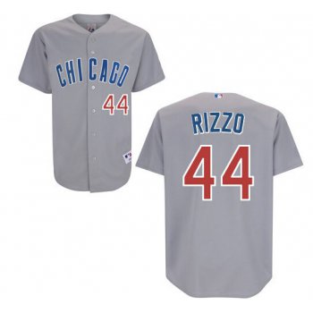 Men's Chicago Cubs #44 Anthony Rizzo Gray Jersey