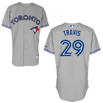 Toronto Blue Jays #29 Devon Travis Gray Jersey