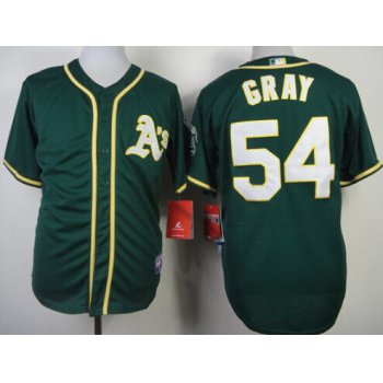 Oakland Athletics #54 Sonny Gray 2014 Dark Green Jersey