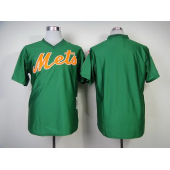 New York Mets Blank 1985 Green Throwback Jersey