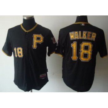 Pittsburgh Pirates #18 Neil Walker Black Jersey