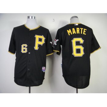 Pittsburgh Pirates #6 Starling Marte Black Jersey
