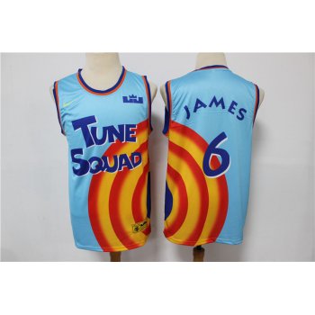 Men Tune Squad Lebron James 6 Space Jam Basketball Jersey