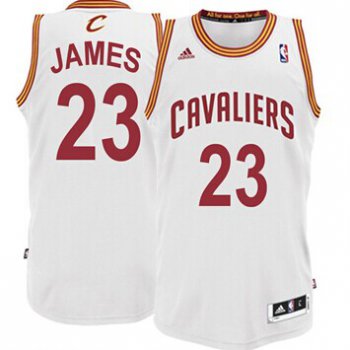 Cleveland Cavaliers #23 LeBron James White Swingman Jersey