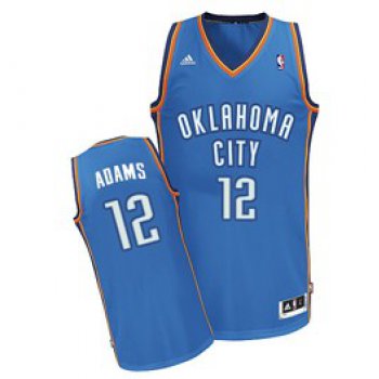 Oklahoma City Thunder #12 Steven Adams Blue Swingman Jersey