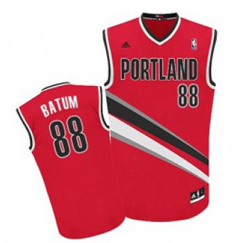 Portland Trail Blazers #88 Nicolas Batum Red Swingman Jersey