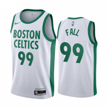 Nike Celtics #99 Tacko Fall White NBA Swingman 2020-21 City Edition Jersey