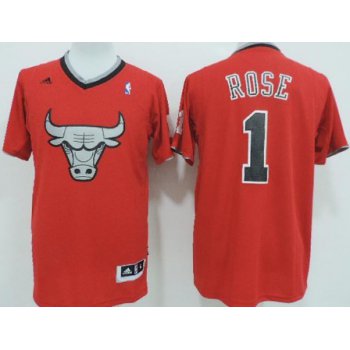 Chicago Bulls #1 Derrick Rose Revolution 30 Swingman 2013 Christmas Day Red Jersey
