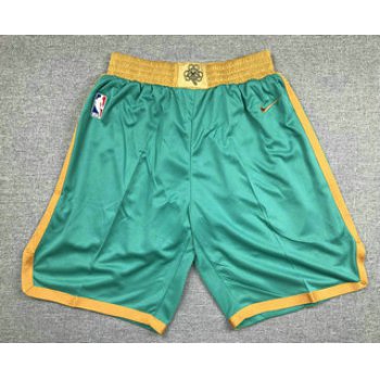 Men's Boston Celtics NEW Green Nike 2020 Swingman Stitched NBA Shorts