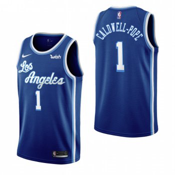 Los Angeles Lakers #1 Kentavious Caldwell-Pope Blue 2019-20 Classic Edition Stitched NBA Jersey
