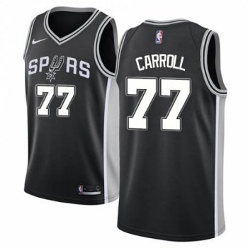 Nike Spurs #77 DeMarre Carroll Black NBA Swingman Icon Edition Jersey