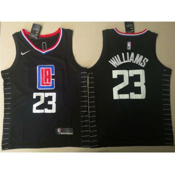 Clippers 23 Lou Williams Black Nike Swingman Jersey