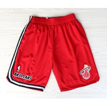 Miami Heat Red Throwback Short
